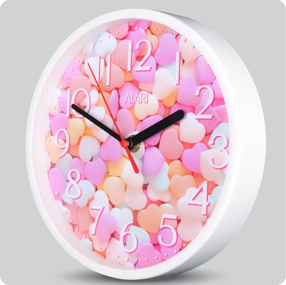 Jam Dinding Analog Permata/Feminim/Norak Alari V1 JDALARAL1253-1668V1