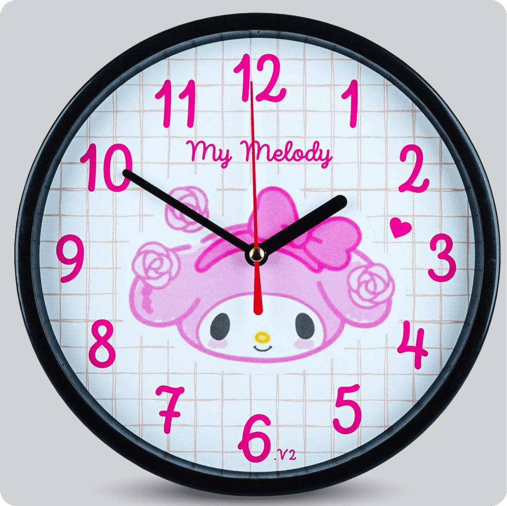 Jam Dinding Analog Karakter Anak Non My Melody JDNONNN1003-1668MELV2