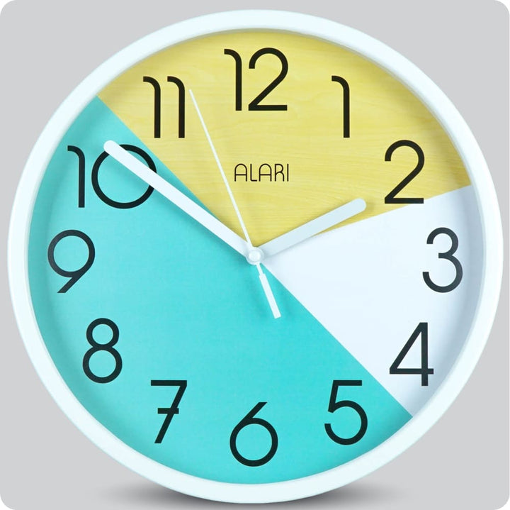 Jam Dinding Analog Polos Minimalis Alari Coklat Muda 25 Cm JDALARAL1210-168LCOKMUD