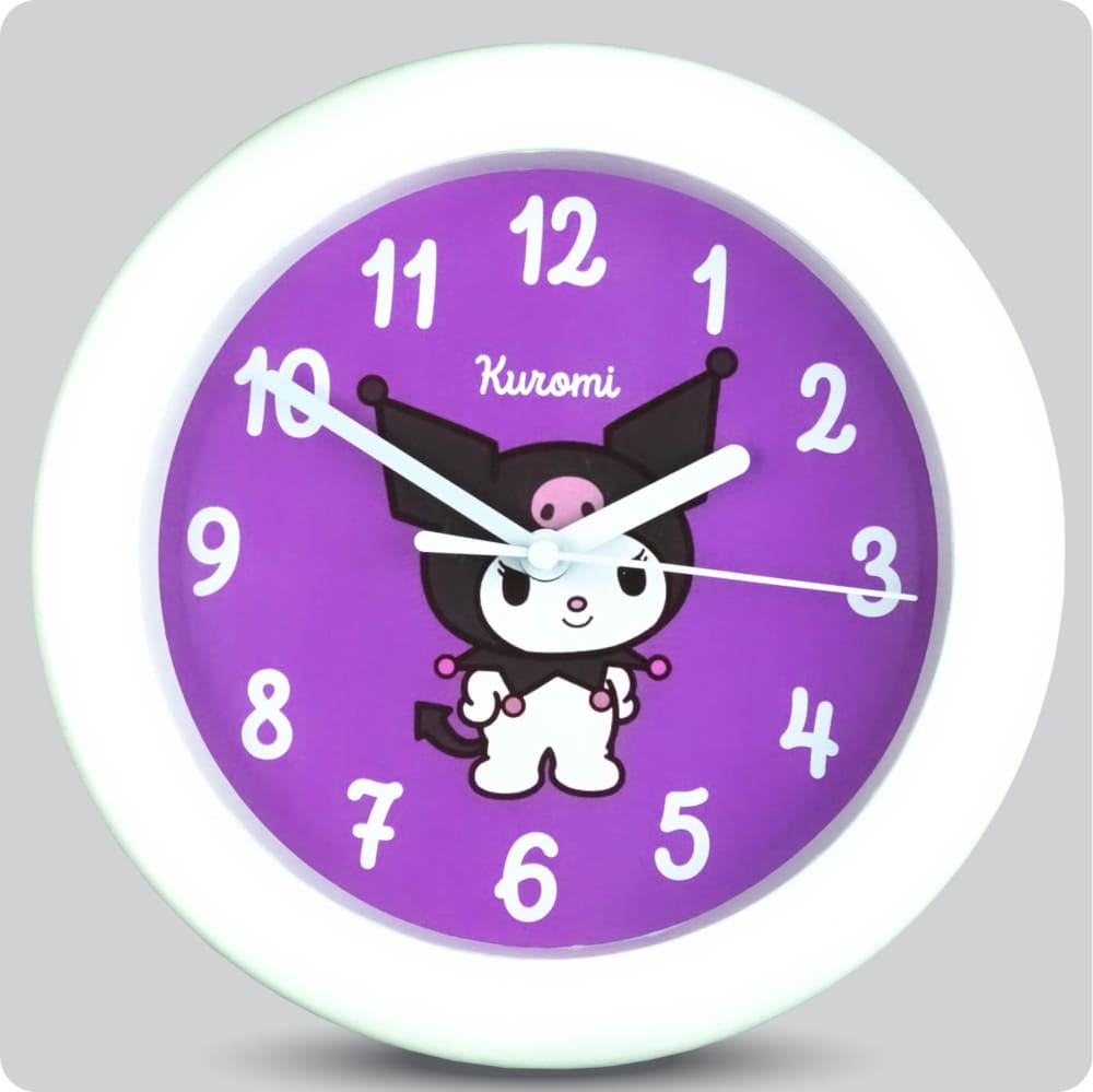 Jam Dinding Analog Karakter Anak Non Kuromi JDNONNN2202-805KUR