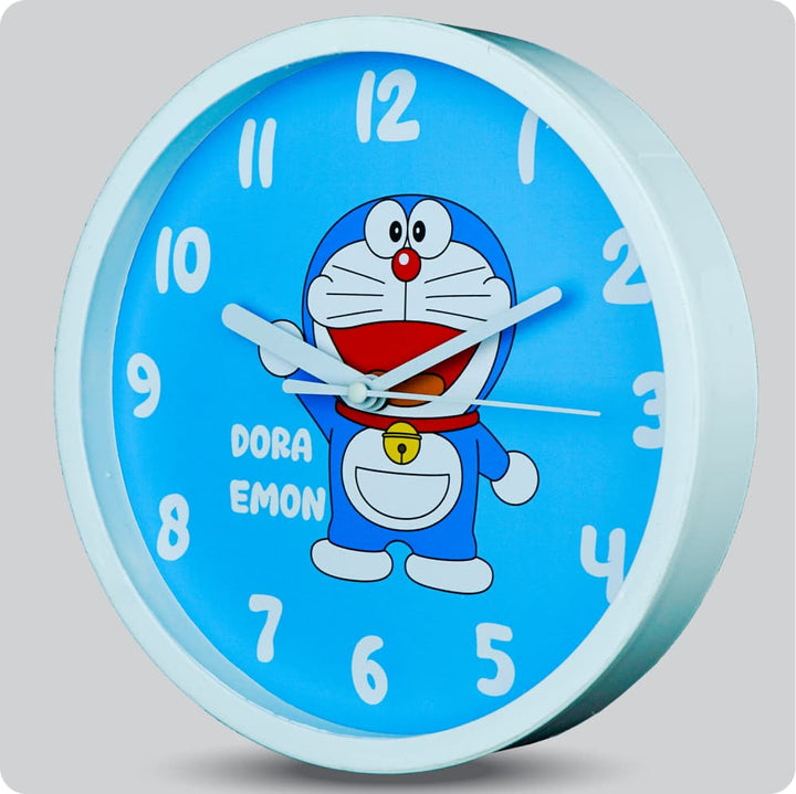 Jam Dinding Analog Karakter Anak No Brand Doraemon Biru JDKARNN1101DRBIR