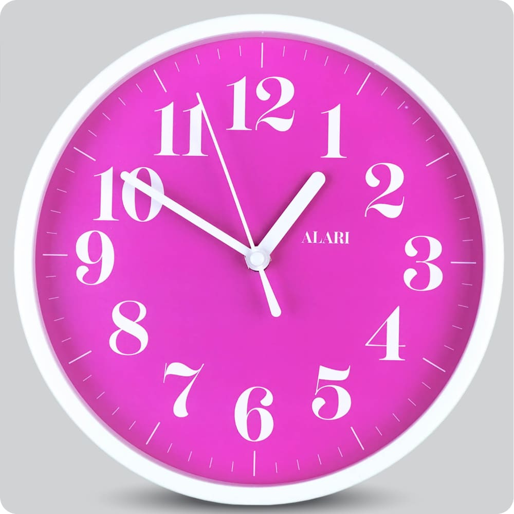 Jam Dinding Analog Vintage/Jaman Dulu Alari Ungu JDALARAL1165-1668UNG