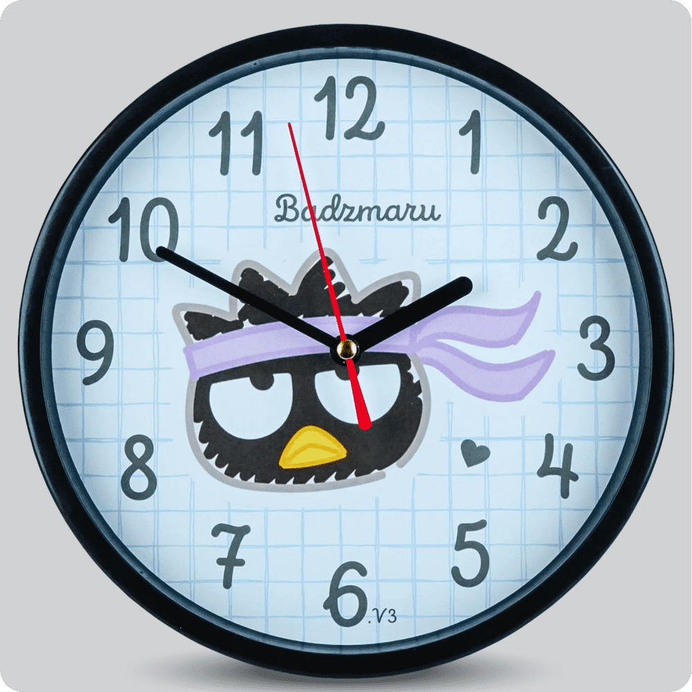 Jam Dinding Analog Karakter Anak Non Badzmaru JDNONNN1003-1668BADV3