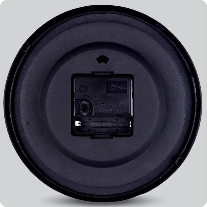 Jam Dinding Analog Polos Minimalis Alari Hitam Biru JDALARAL1181-805HITBIR