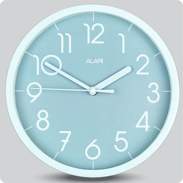 Jam Dinding Analog Polos Minimalis Alari Abu-Abu JDALARAL1112ABU