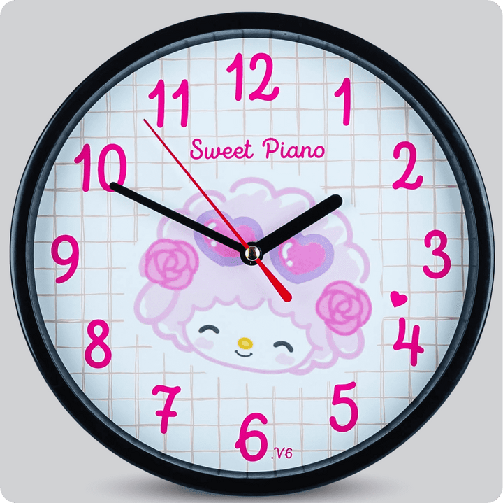 Jam Dinding Analog Karakter Anak Non Sweet Piano JDNONNN1003-1668SWEV6