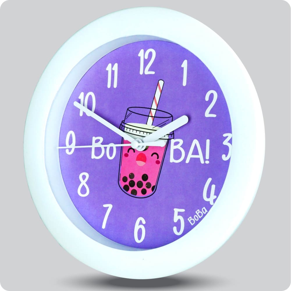 Jam Dinding Analog Makanan Minuman Boba Boba JDBOBABB1117-805BOB