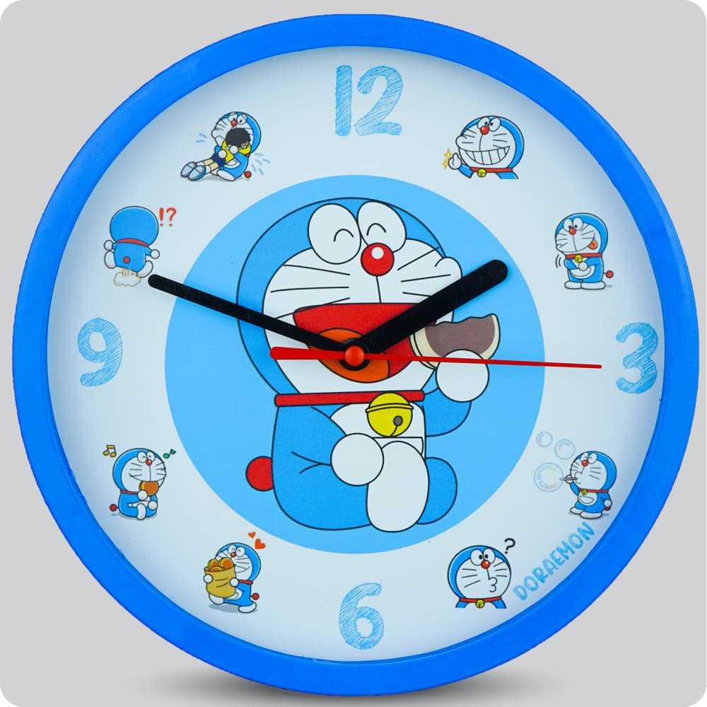 Jam Dinding Analog Karakter Anak No Brand Dorayaki JDDORANN1222DOR