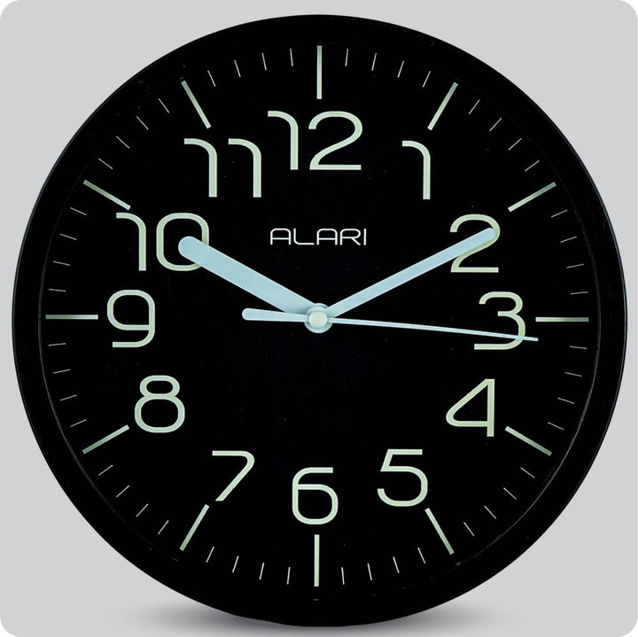 Jam Dinding Analog Polos Minimalis Alari Yellow JDALARAL1199YEL