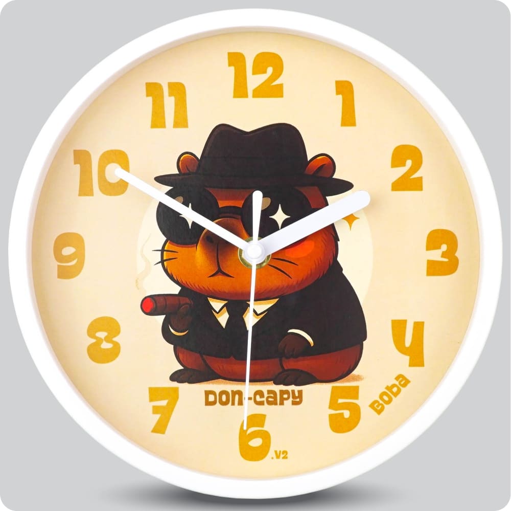 Jam Dinding Analog Karakter Anak Boba Don Capy V2 JDBOBABB1161-1668DONV2