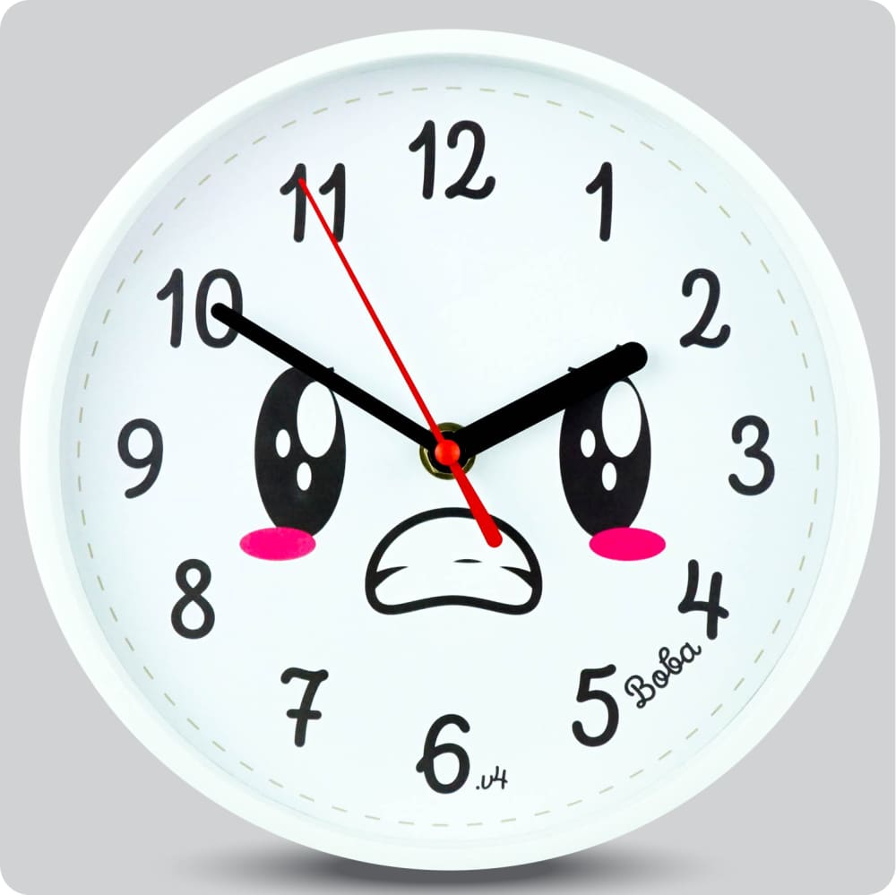 Jam Dinding Analog Karakter Anak Boba V4 JDBOBABB1104-1668EMOV4