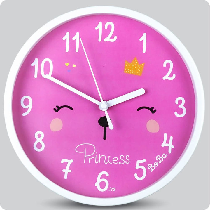 Jam Dinding Analog Karakter Anak Boba Pink JDBOBABB1178-1668PINV3