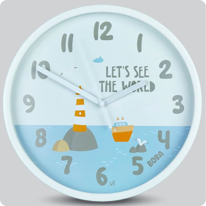 Jam Dinding Analog Karakter Anak Boba V1 25 Cm JDBOBABB1160-168LV1