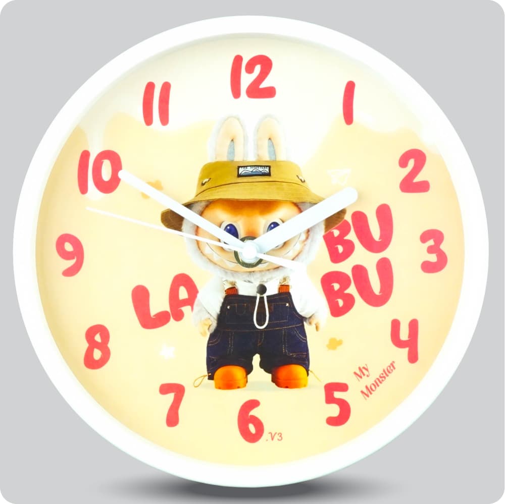 Jam Dinding Analog Karakter Anak Non v3 JDNONNN2224-1668LAV3