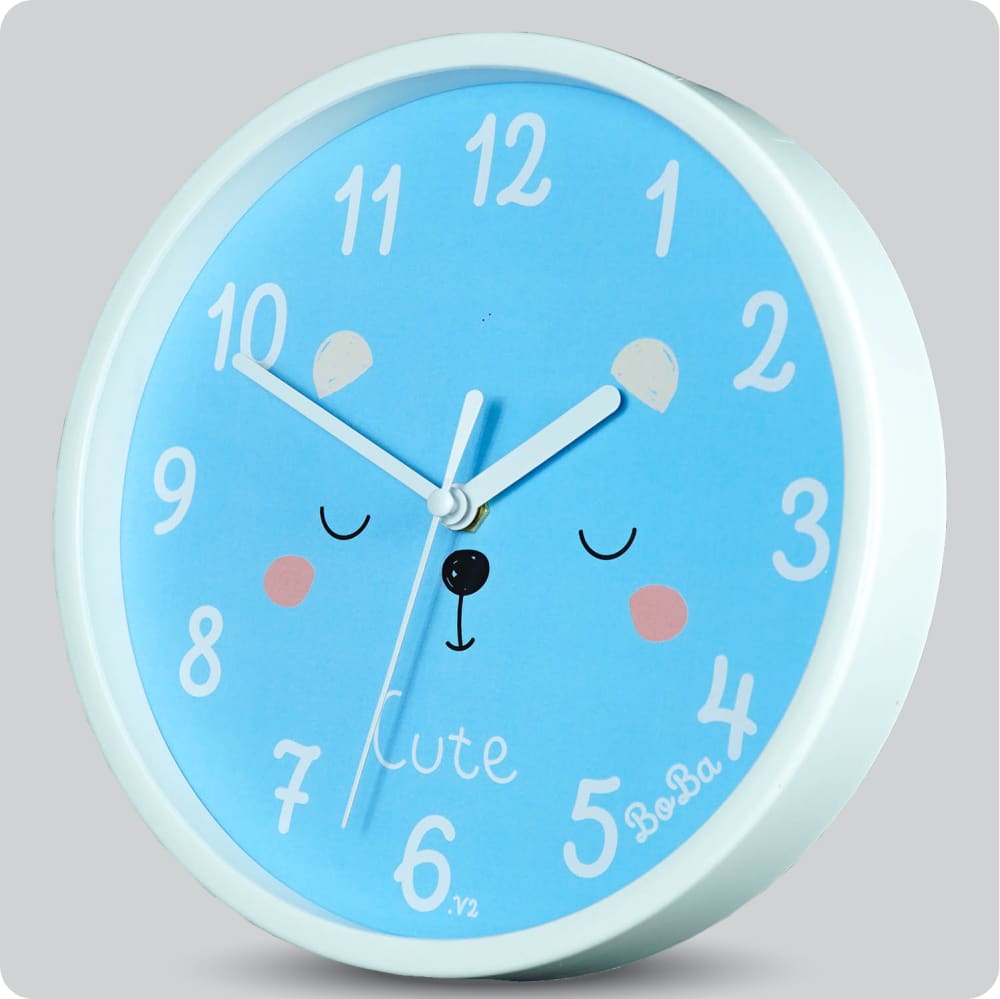 Jam Dinding Analog Karakter Anak Boba Blue JDBOBABB1178-1668BLUV2