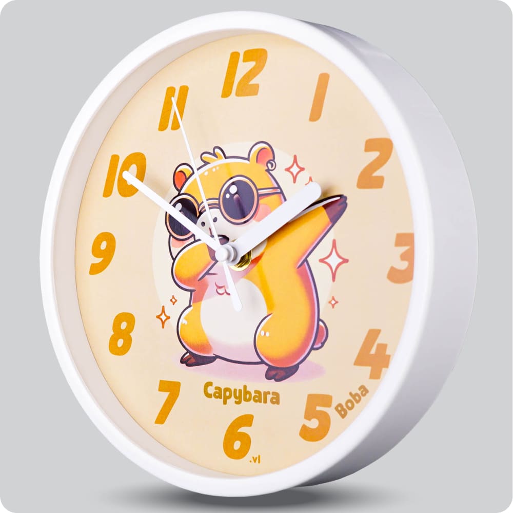 Jam Dinding Analog Karakter Anak Boba Dabbing V1 JDBOBABB1162-1668DABV1