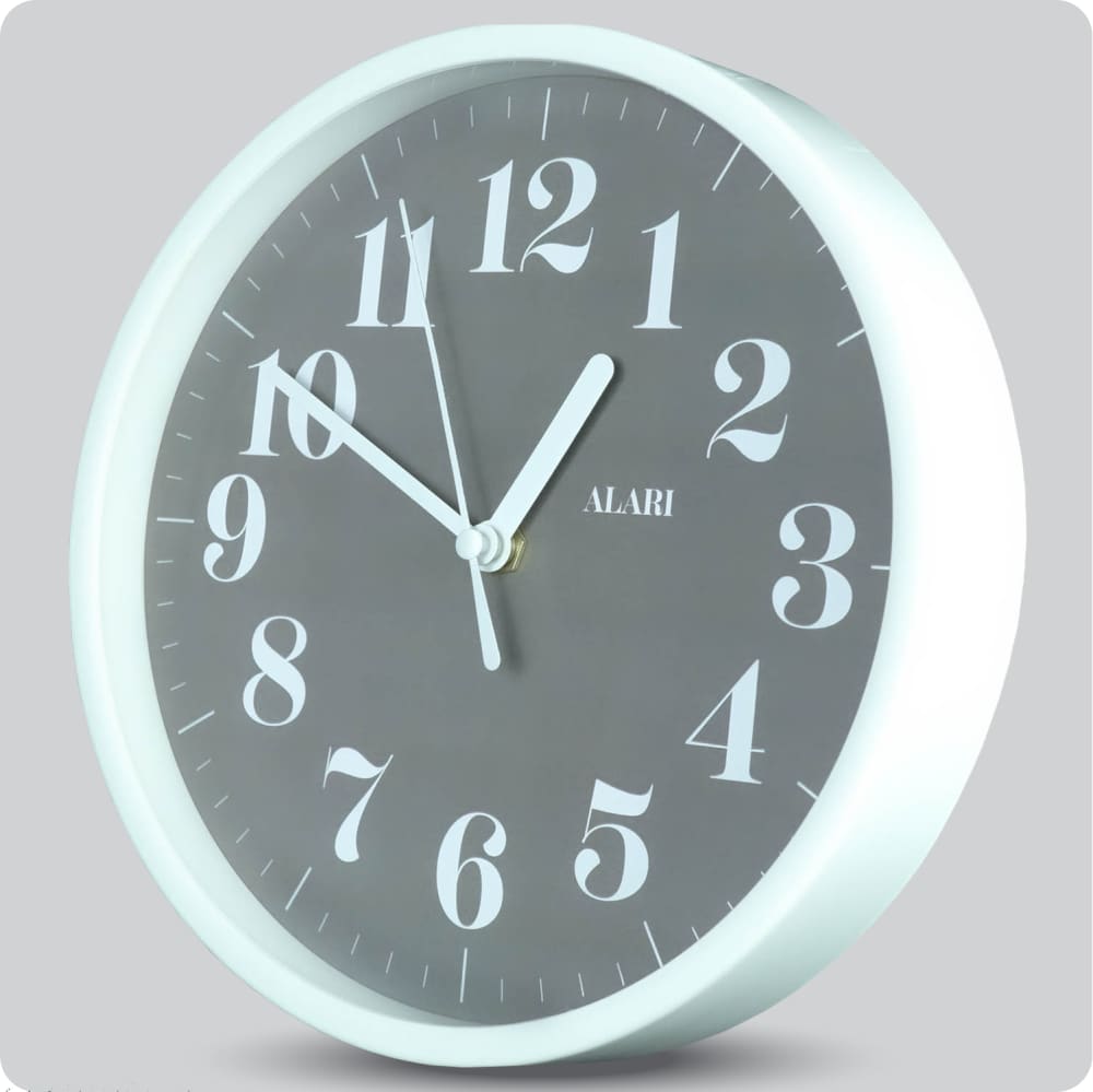 Jam Dinding Analog Vintage/Jaman Dulu Alari Abu JDALARAL1165-1668ABU