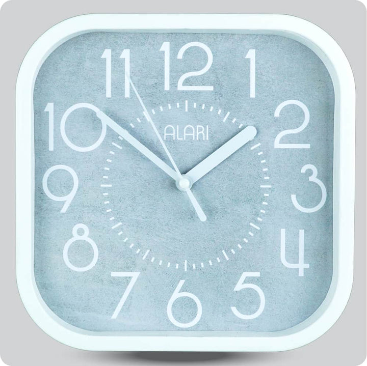 Jam Dinding Analog Polos Minimalis Alari Abu Muda JDALARAL1217-5454AMU