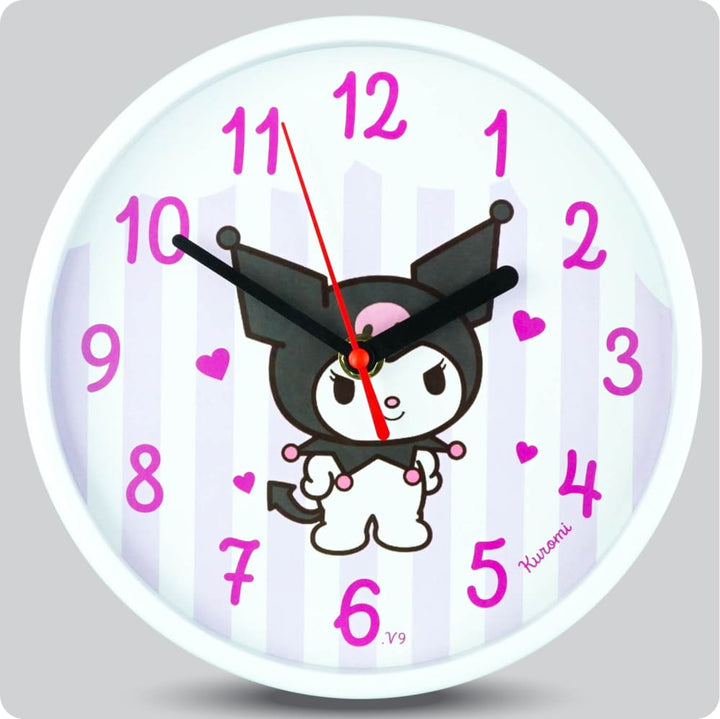 Jam Dinding Analog Karakter Anak Non Kuromi V9 JDNONNN2223-1668KURV9