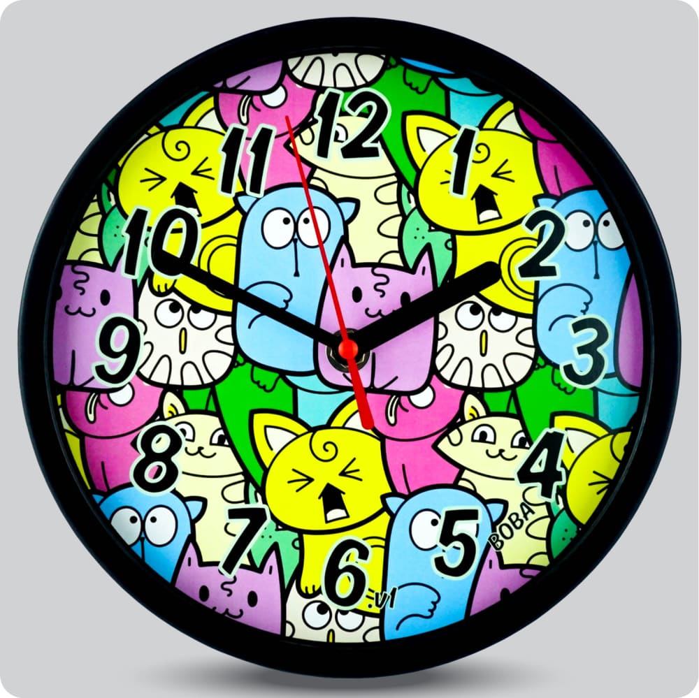 Jam Dinding Analog Karakter Anak Boba v1 JDBOBABB1107-1668CATV1