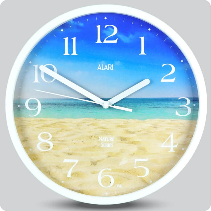 Jam Dinding Analog Motive/Pattern Alari V4 25 Cm JDALARAL1161-168LV4