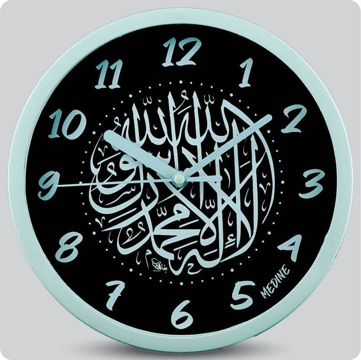 Jam Dinding Analog Kaligrafi Medine Hitam JDMEDIMD1123KMHIT