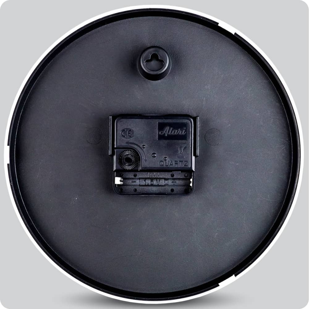 Jam Dinding Analog Polos Minimalis Alari Abu JDALARAL1254-1668ABU