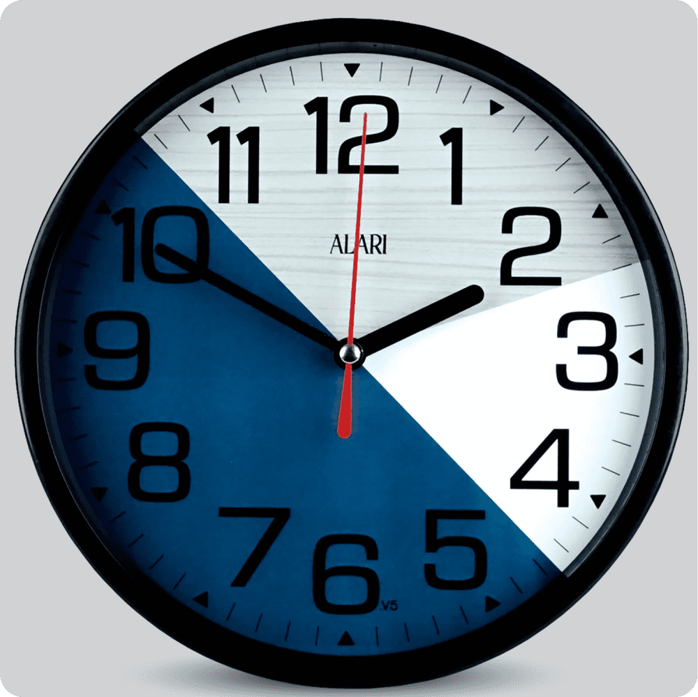 Jam Dinding Analog Polos Minimalis Alari V5 JDALARAL1192-1668V5