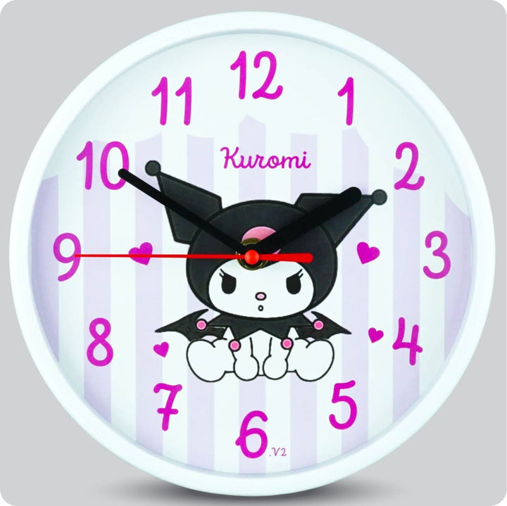 Jam Dinding Analog Karakter Anak Non Kuromi V2 JDNONNN2223-1668KURV2