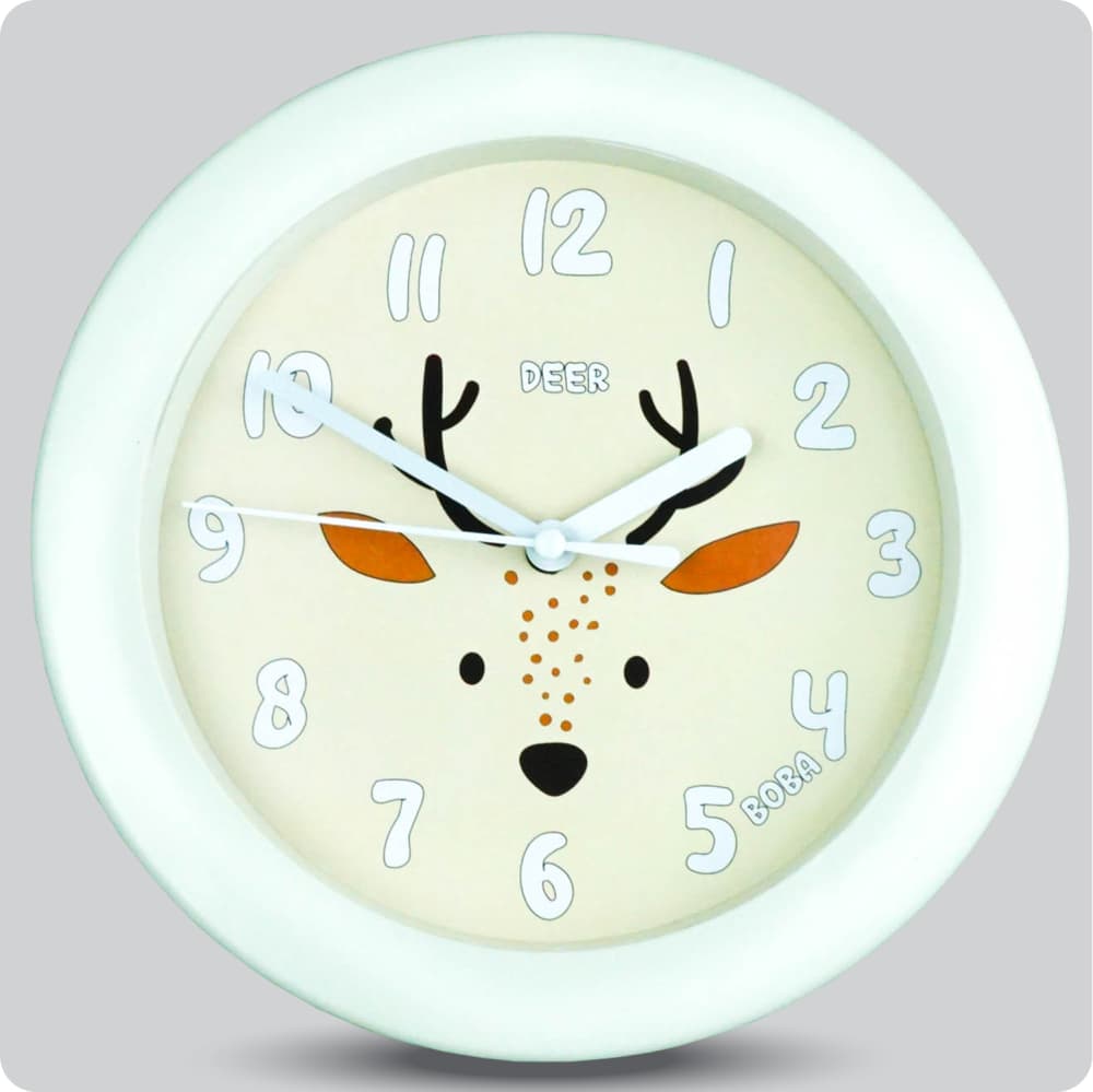 Jam Dinding Analog Karakter Anak Boba Deer JDBOBABB8585-805DEE