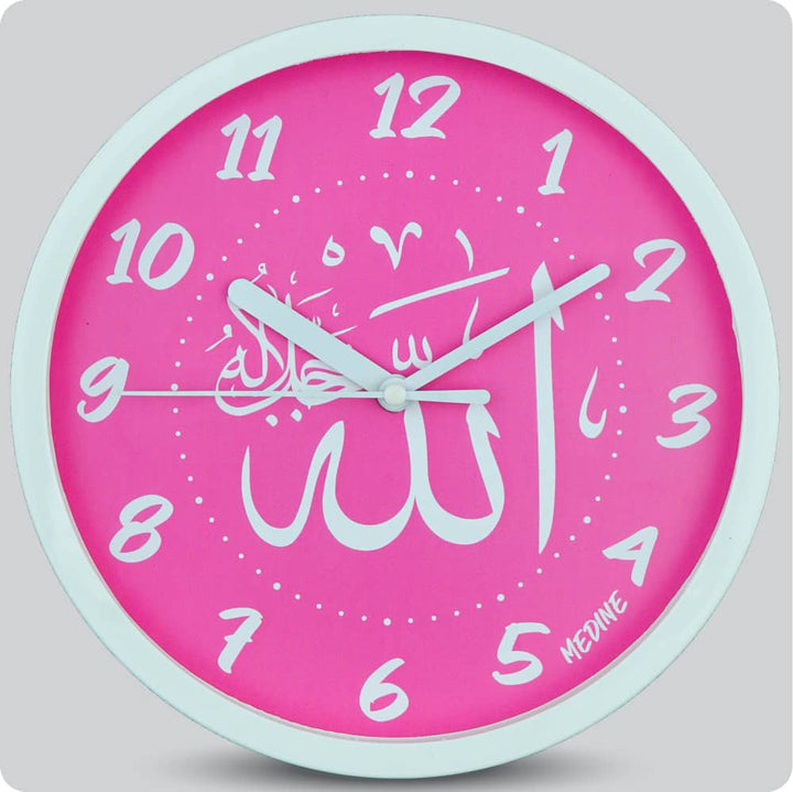 Jam Dinding Analog Kaligrafi Medine Pink JDMEDIMD1111KAPIN