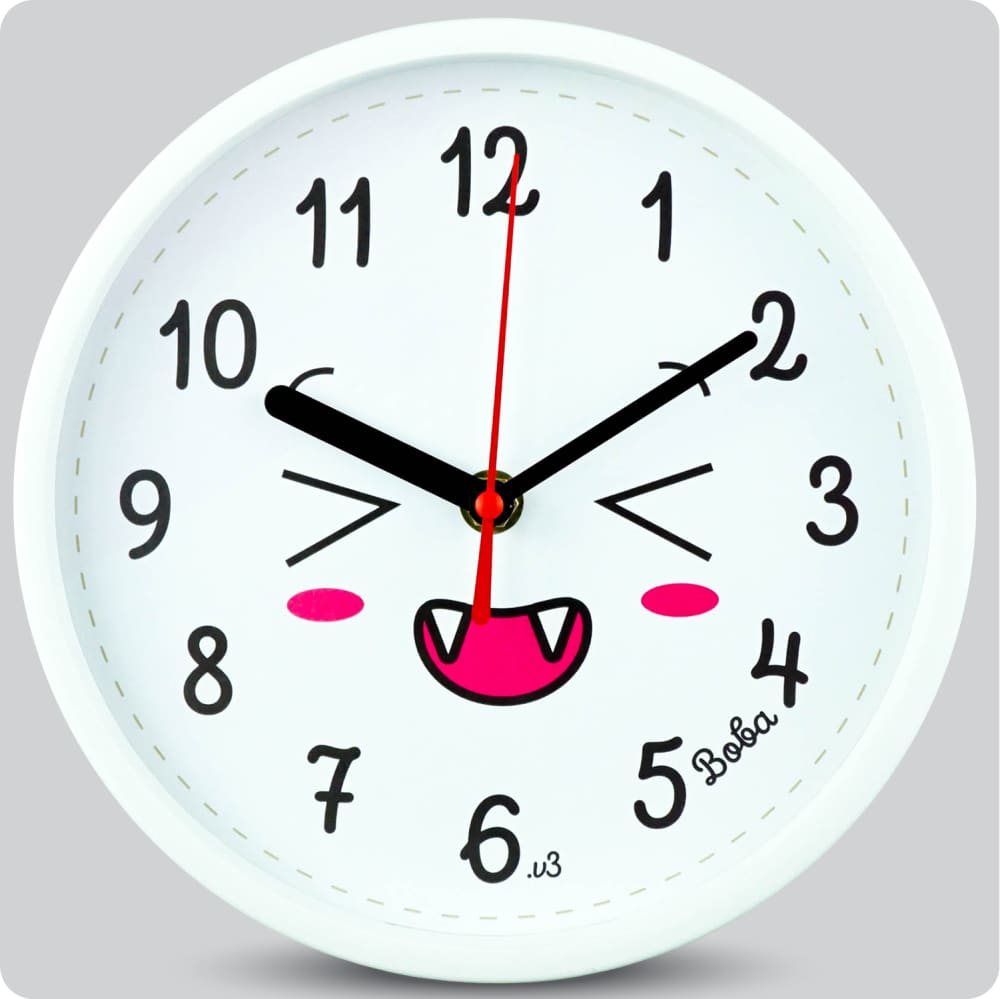 Jam Dinding Analog Karakter Anak Boba V3 JDBOBABB1104-1668EMOV3