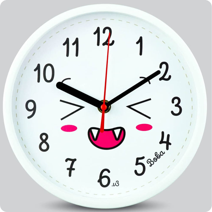 Jam Dinding Analog Karakter Anak Boba V3 JDBOBABB1104-1668EMOV3