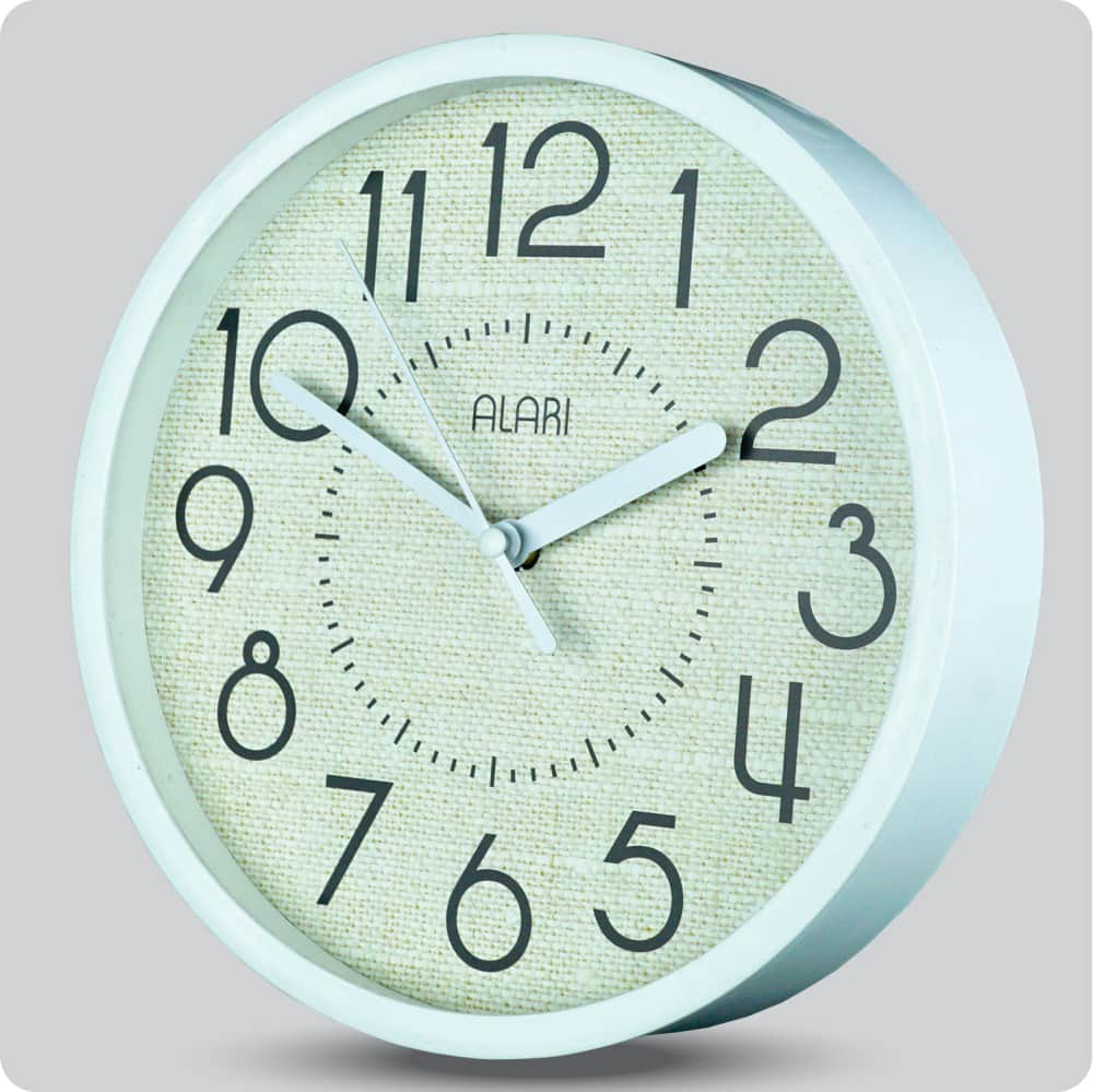 Jam Dinding Analog Polos Minimalis Alari Cream JDALARAL1208-1668CRE