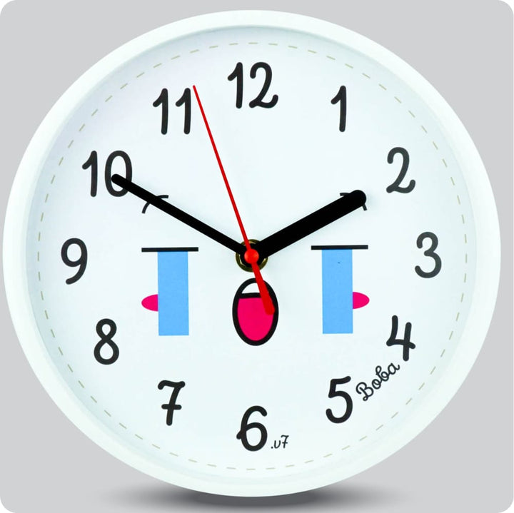 Jam Dinding Analog Karakter Anak Boba V7 JDBOBABB1104-1668EMOV7