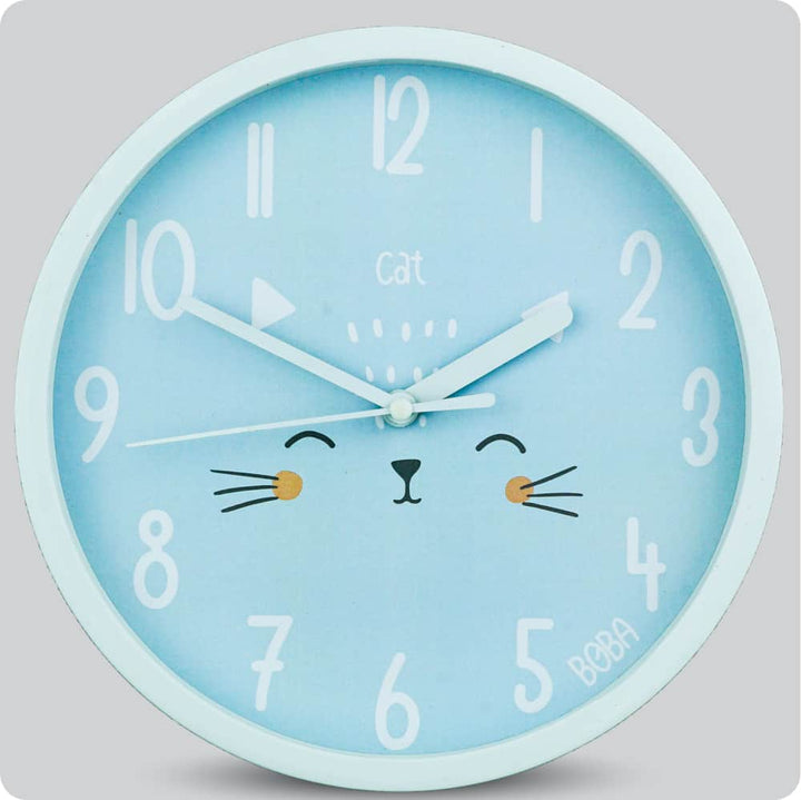 Jam Dinding Analog Karakter Anak Boba Cat JDBOBABB1515AHCAT
