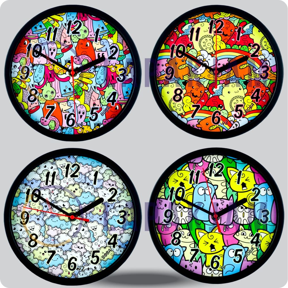 Jam Dinding Analog Karakter Anak Boba v1 JDBOBABB1107-1668CATV1