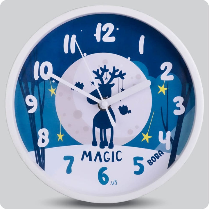 Jam Dinding Analog Karakter Anak Boba Magic JDBOBABB1160-1668MAG