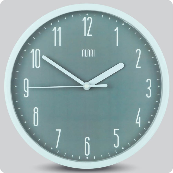 Jam Dinding Analog Polos Minimalis Alari Abu-Abu JDALARAL6882-1668ABU