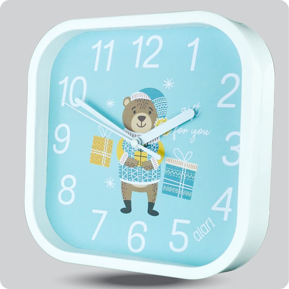 Jam Dinding Analog Karakter Anak Alari Bear JDALARAL1129-5454BEA
