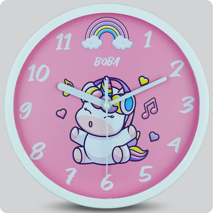 Jam Dinding Analog Karakter Anak Boba Music JDBOBABB1177MUS