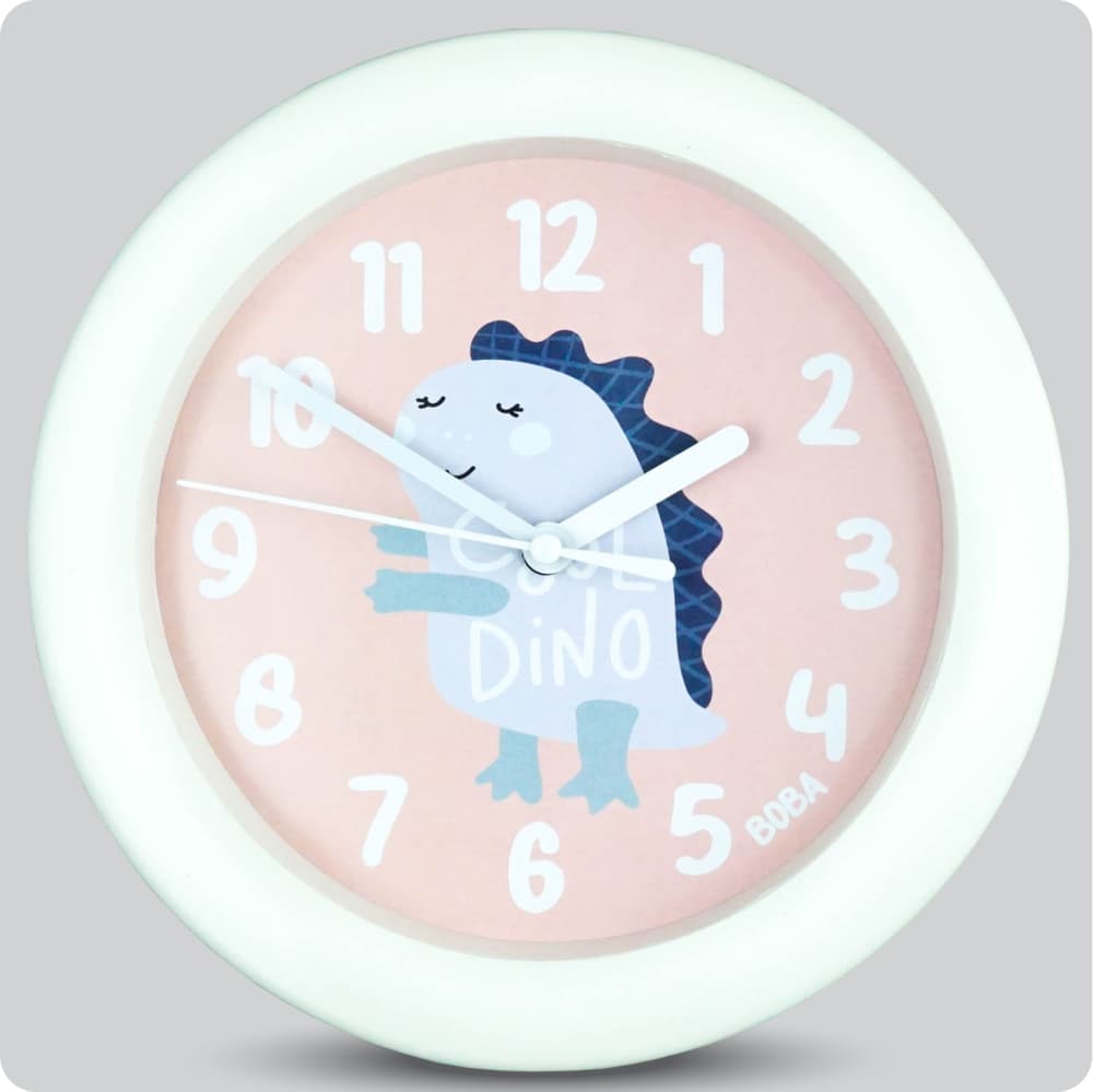 Jam Dinding Analog Karakter Anak Boba Cool Dino JDBOBABB1212-805CDI