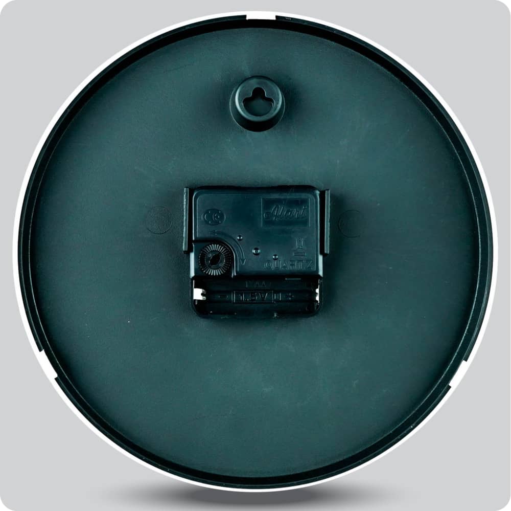 Jam Dinding Analog Polos Minimalis Alari Hitam JDALARAL1244-1668HIT