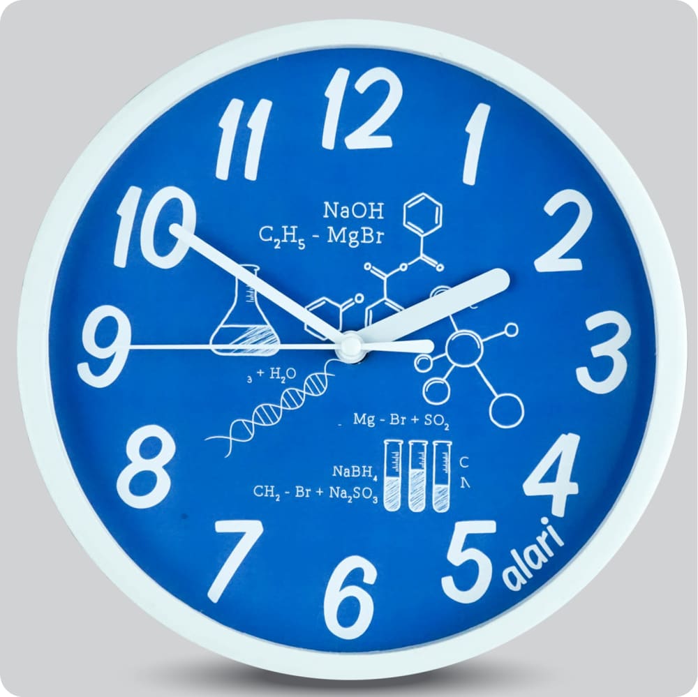 Jam Dinding Analog Karakter Anak Alari Chemistry JDALARAL1229-1668CHE
