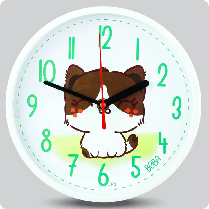 Jam Dinding Analog Karakter Anak Boba v3 JDBOBABB1106-1668V3