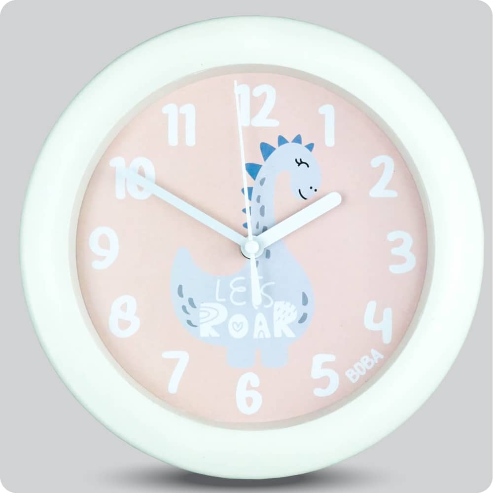 Jam Dinding Analog Karakter Anak Boba Lets Roar JDBOBABB1212-805LRO