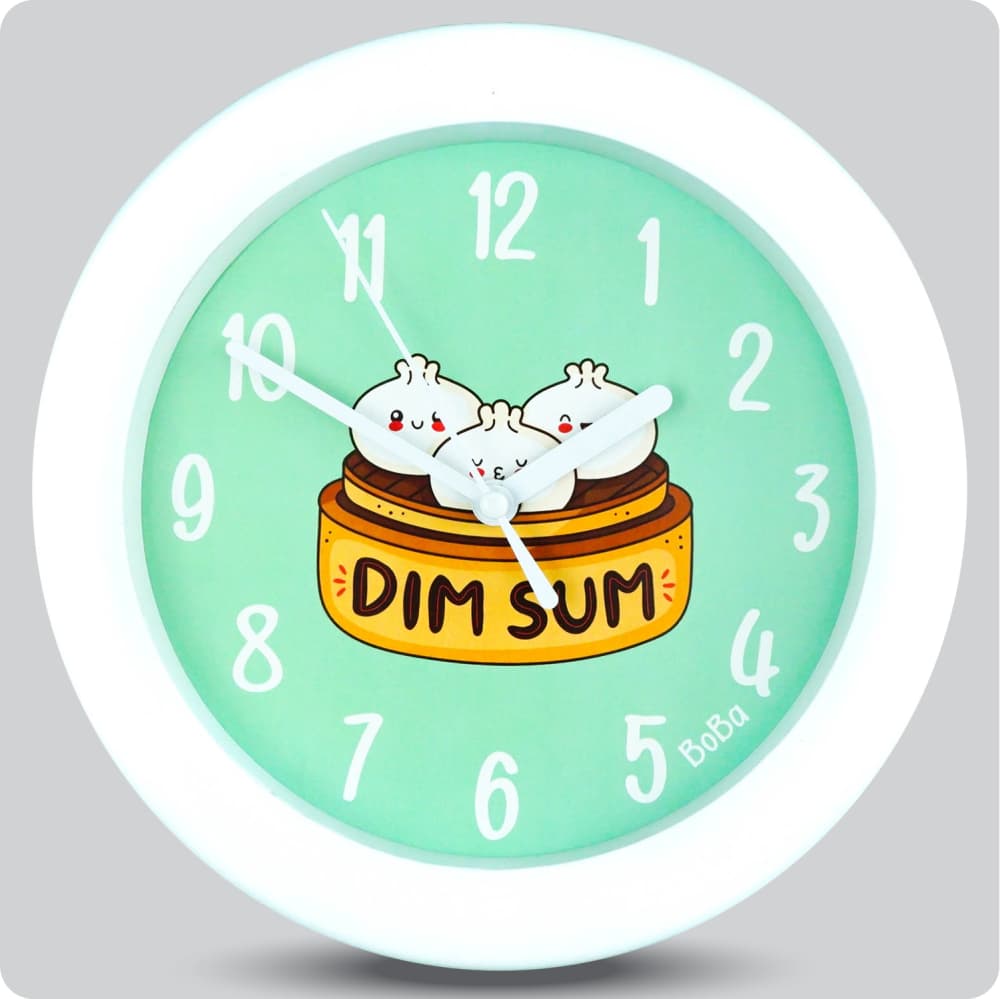 Jam Dinding Analog Makanan Minuman Boba Dimsum JDBOBABB1117-805DIM