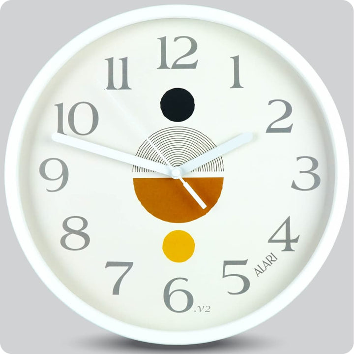 Jam Dinding Analog Motive/Pattern Alari V2 25 Cm JDALARAL1157-168LV2
