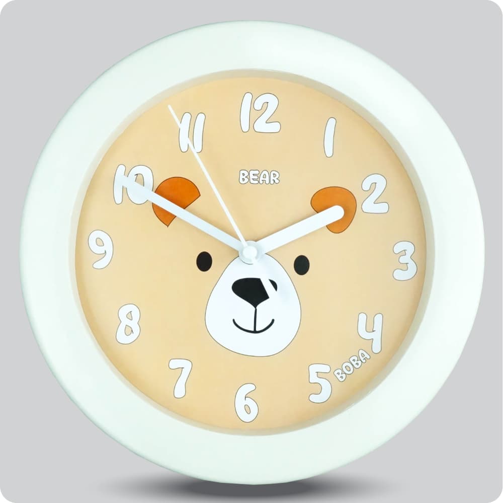 Jam Dinding Analog Karakter Anak Boba Bear JDBOBABB8585-805BEA