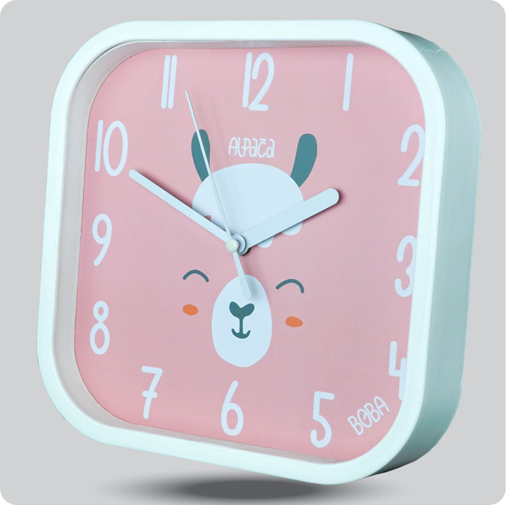 Jam Dinding Analog Animal Boba Alpaca JDBOBABB1515-5454ALPA